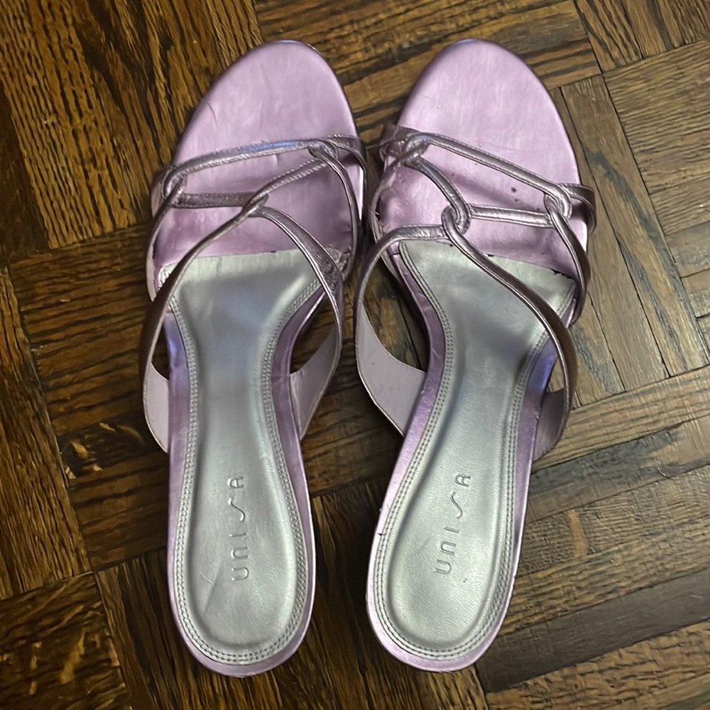 Purple kitty heels